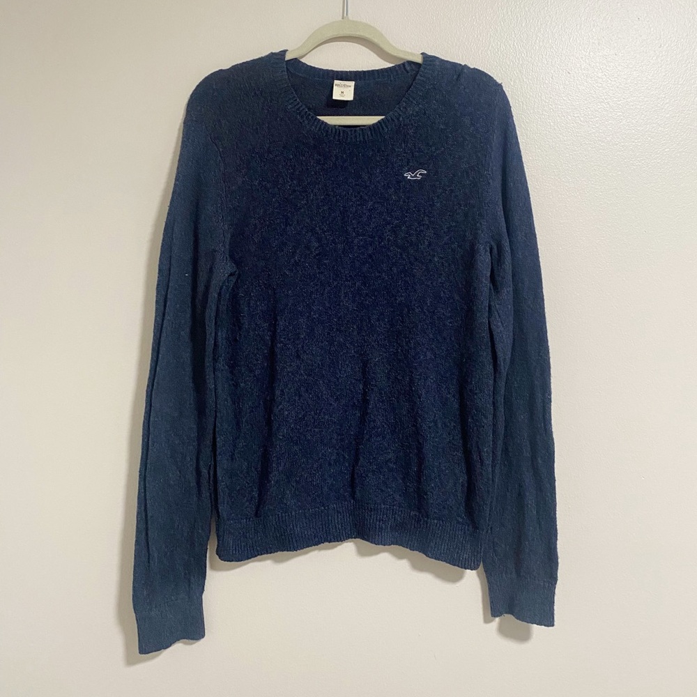 Hollister Navy Soft Cozy Sweater Size Medium